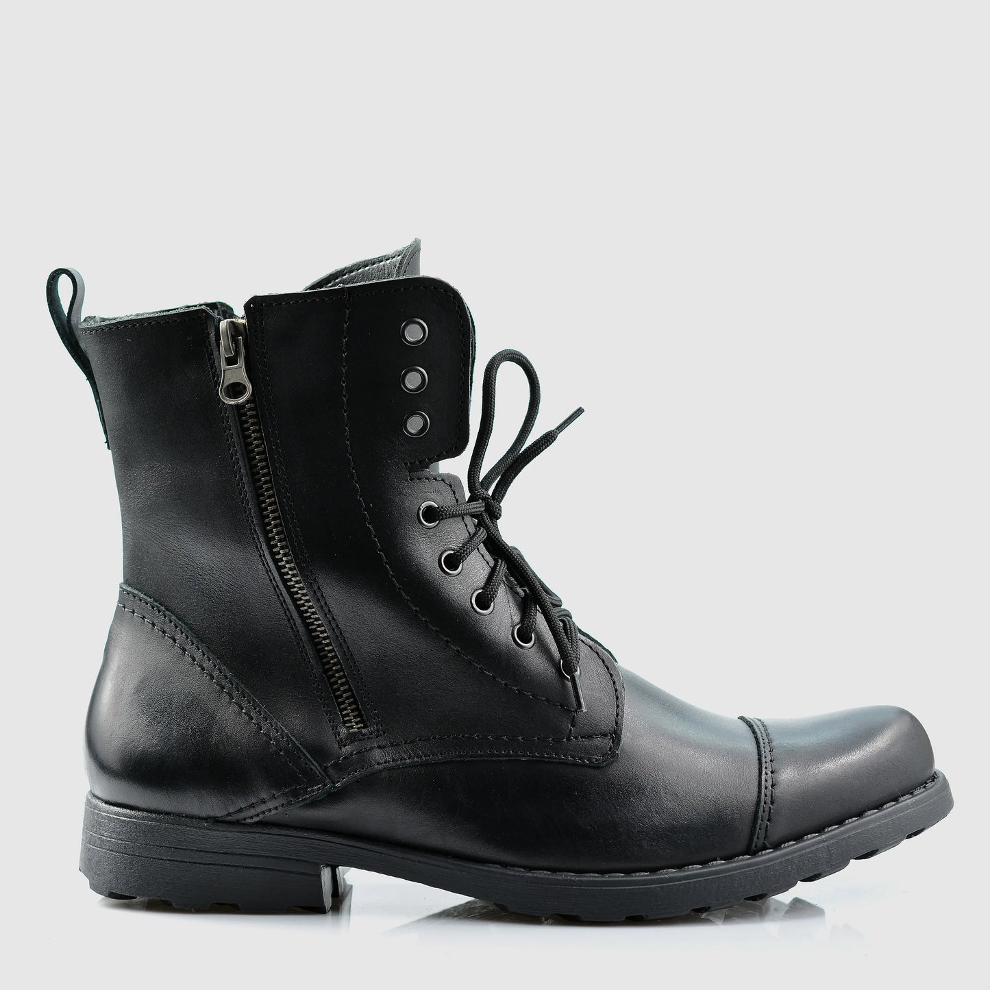 Sztyblety męskie skórzane czarne – Elegant | Jordan Handmade Shoes