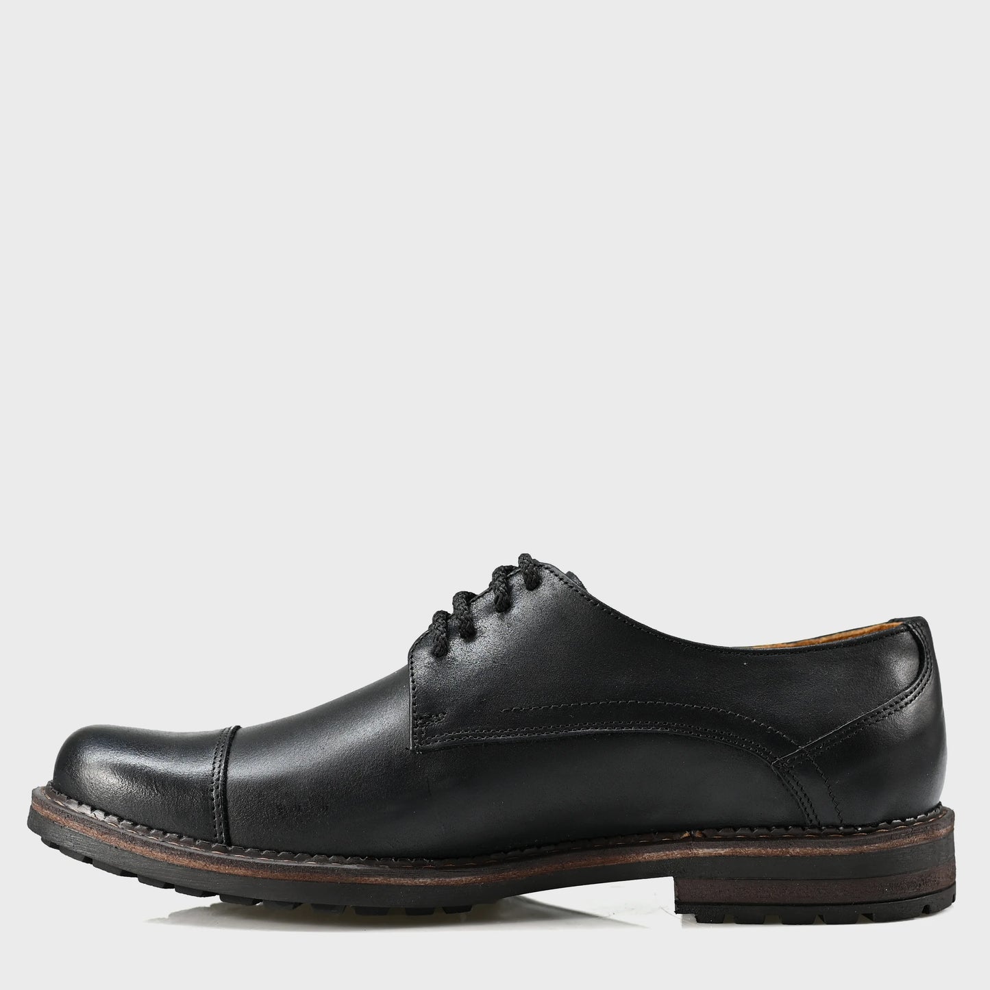 Czarne skórzane półbuty męskie – Dante | Jordan Handmade Shoes