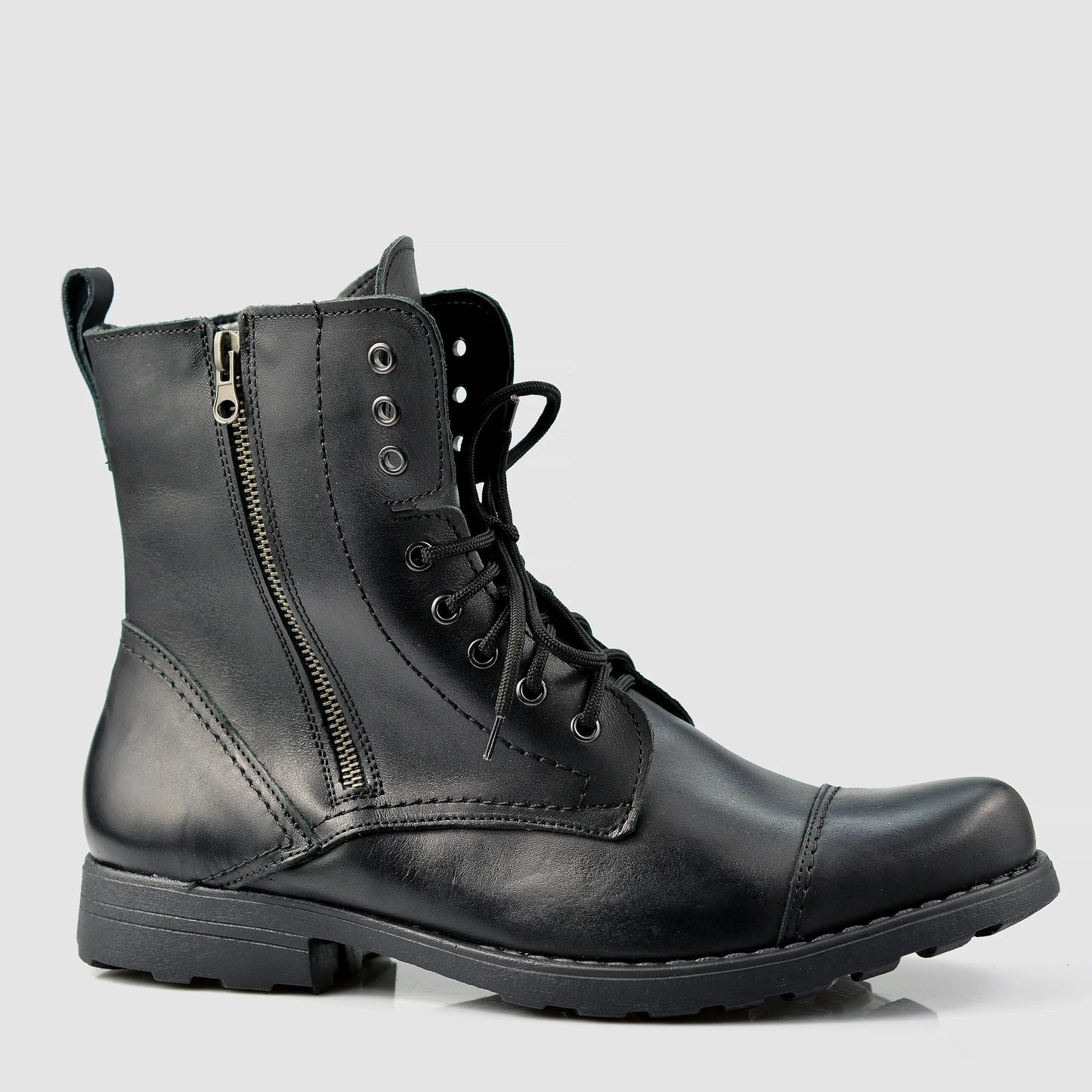 Sztyblety męskie skórzane czarne – Elegant | Jordan Handmade Shoes