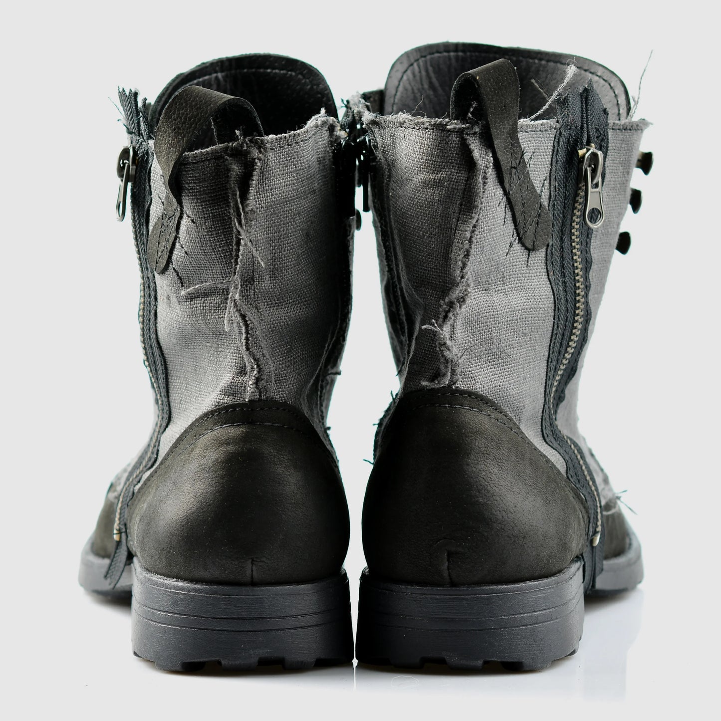 Sztyblety męskie skórzane czarne – Linen | Jordan Handmade Shoes
