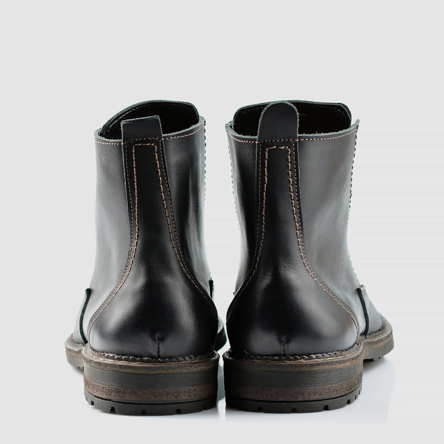 Sztyblety męskie skórzane czarne – Classic | Jordan Handmade Shoes