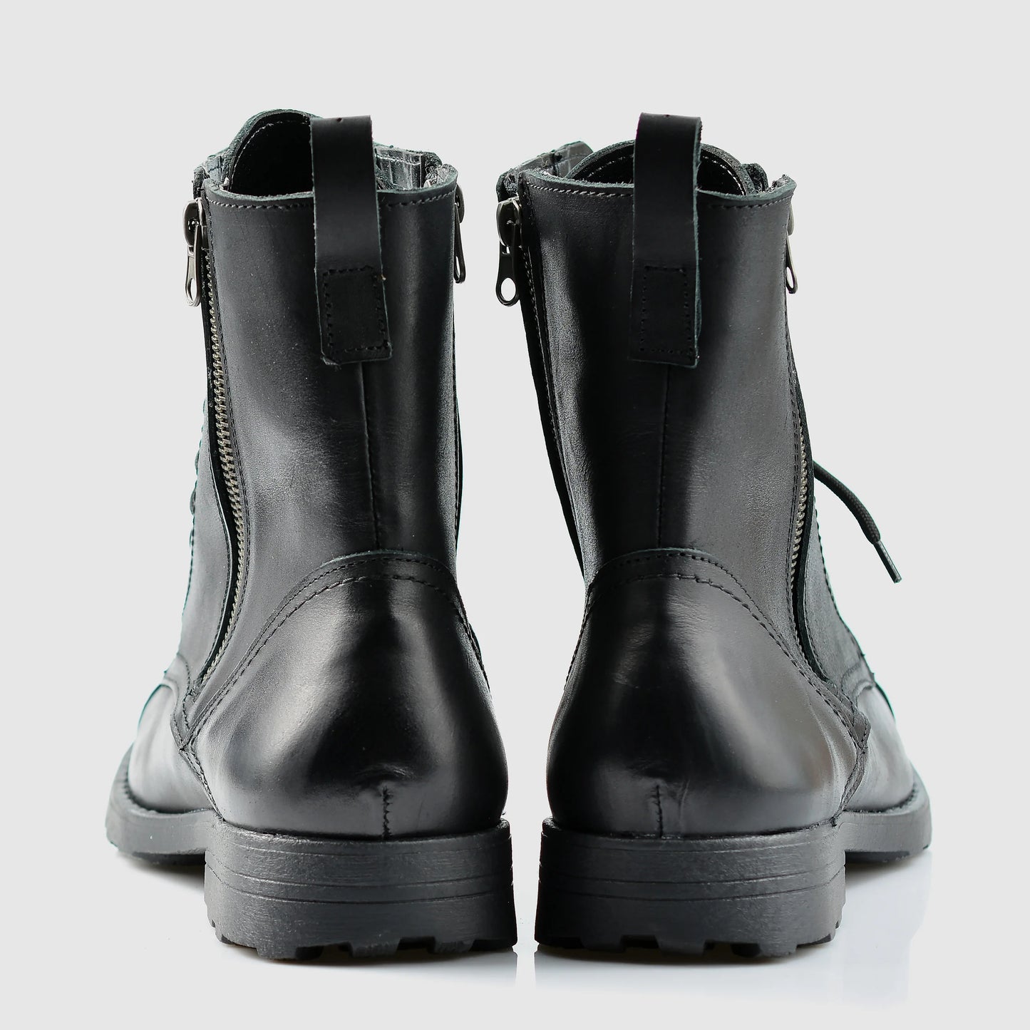 Sztyblety męskie skórzane czarne – Elegant | Jordan Handmade Shoes