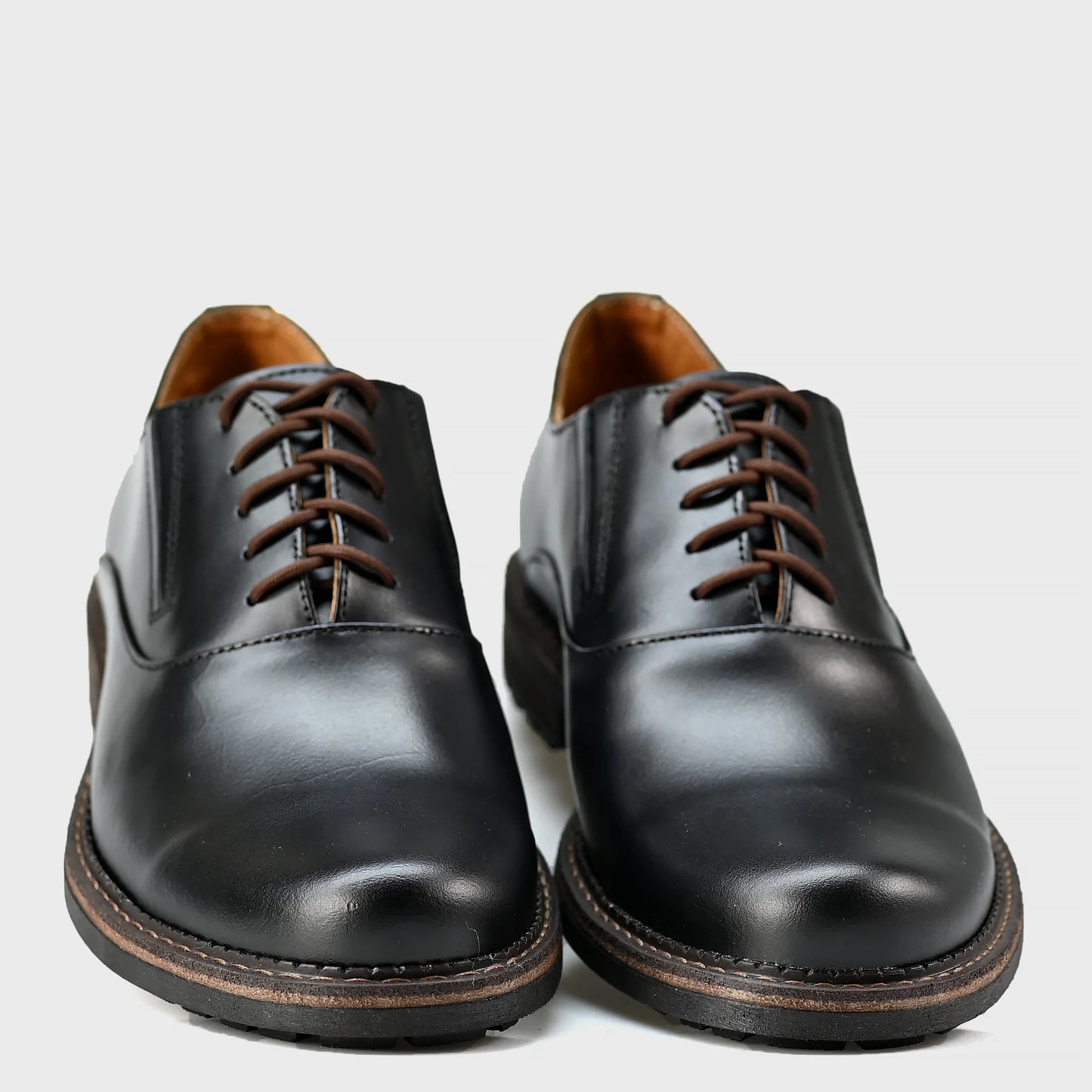 Czarne skórzane półbuty męskie – Dario | Jordan Handmade Shoes