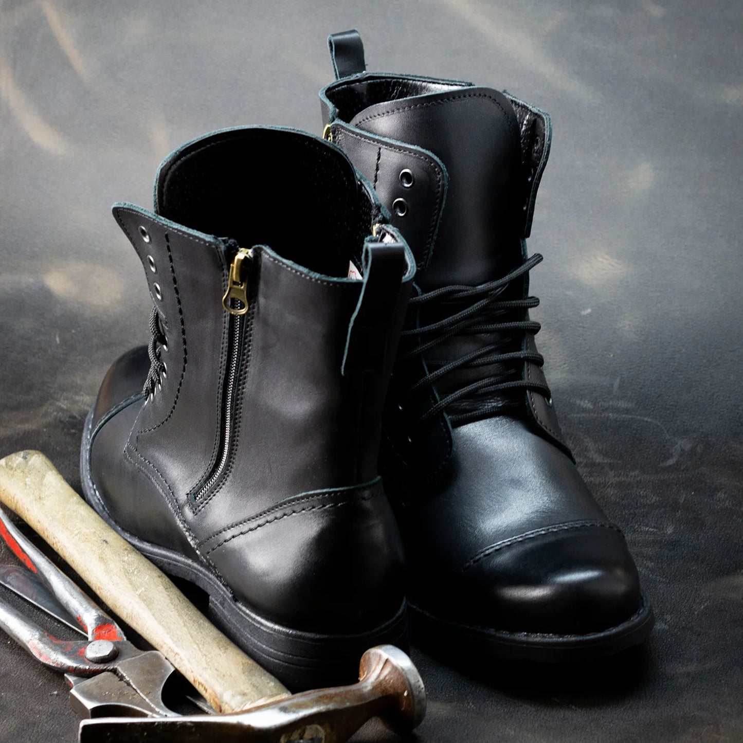 Sztyblety męskie skórzane czarne – Elegant | Jordan Handmade Shoes
