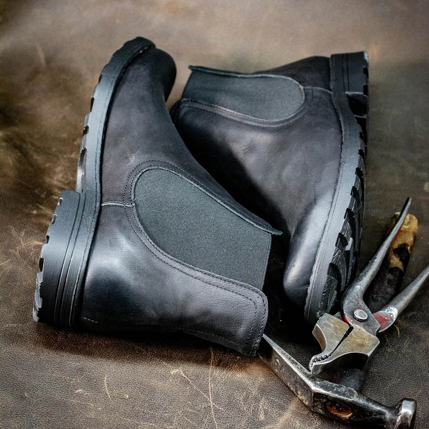 Sztyblety męskie skórzane czarne – York | Jordan Handmade Shoes