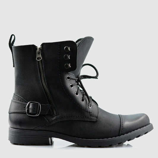 Sztyblety męskie skórzane czarne – Alex | Jordan Handmade Shoes