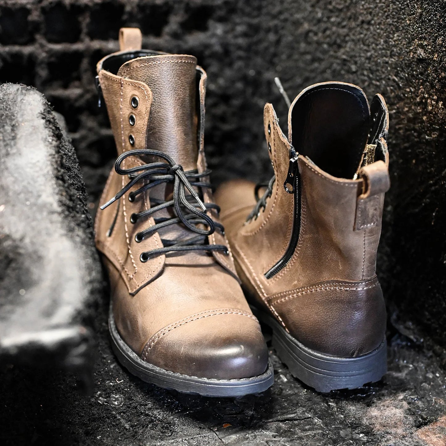 Sztyblety męskie skórzane brązowe – Elegant | Jordan Handmade Shoes – zdjęcie 10