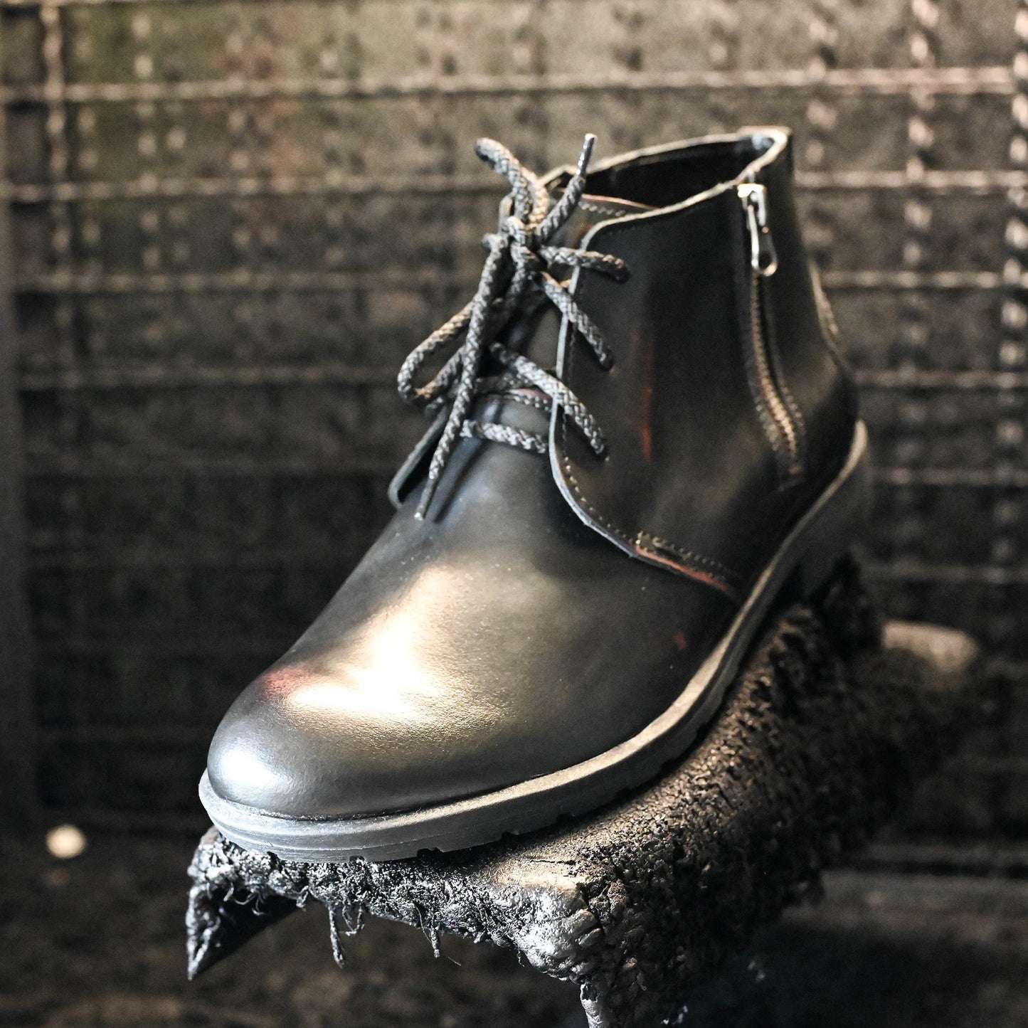 Sztyblety męskie skórzane czarne – Raven | Jordan Handmade Shoes