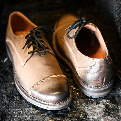 Brązowe skórzane półbuty męskie – Mauro | Jordan Handmade Shoes