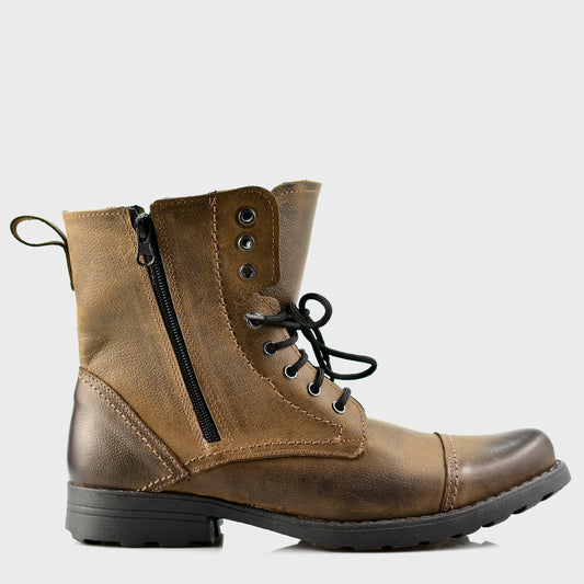 Sztyblety męskie skórzane brązowe – Elegant | Jordan Handmade Shoes