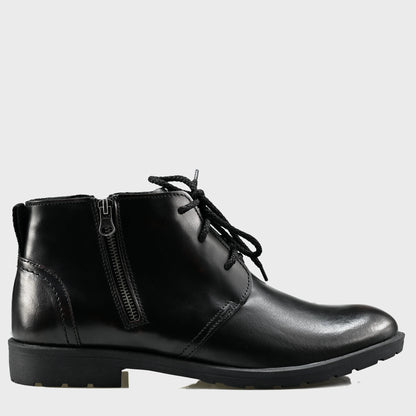 Sztyblety męskie skórzane czarne – Raven | Jordan Handmade Shoes