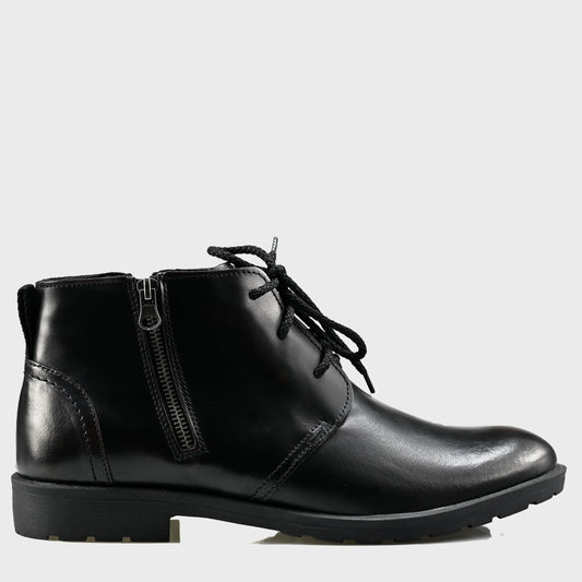 Sztyblety męskie skórzane czarne – Raven | Jordan Handmade Shoes