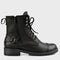 Czarne damskie skórzane botki – Alexa | Jordan Handmade Shoes – zdjęcie 1