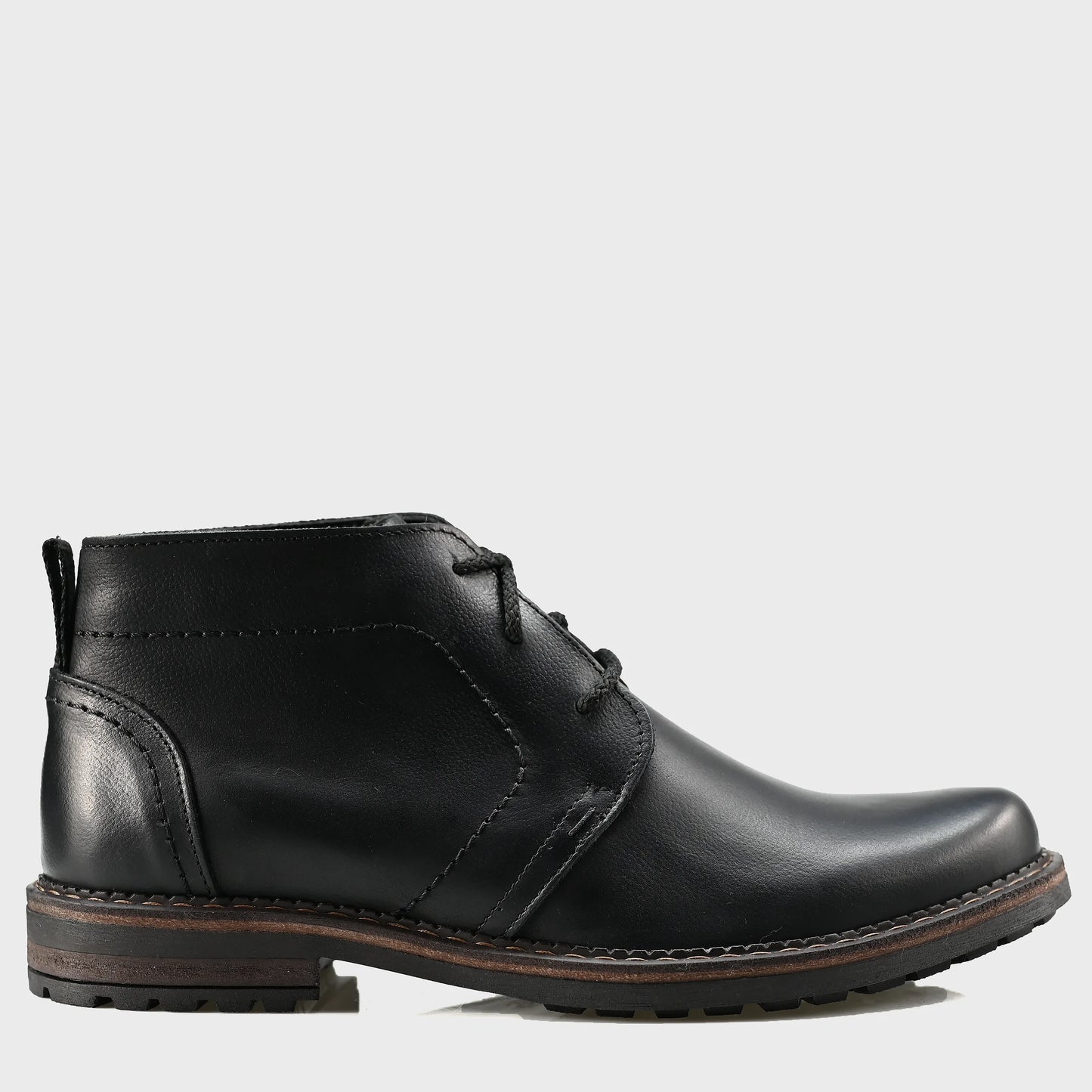 Sztyblety męskie skórzane czarne – Hawk | Jordan Handmade Shoes – zdjęcie 1
