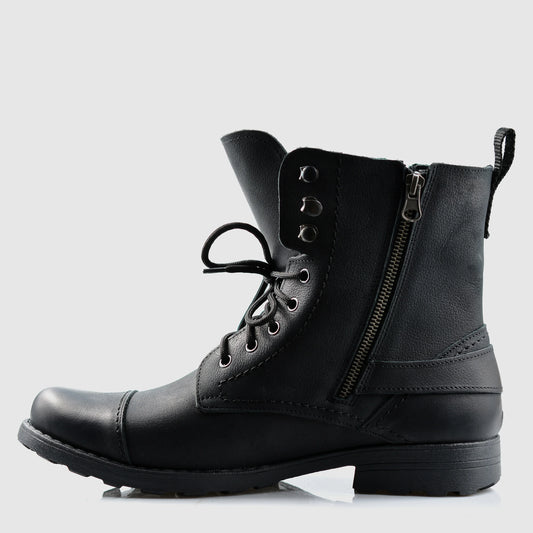 Sztyblety męskie skórzane czarne – Alex | Jordan Handmade Shoes