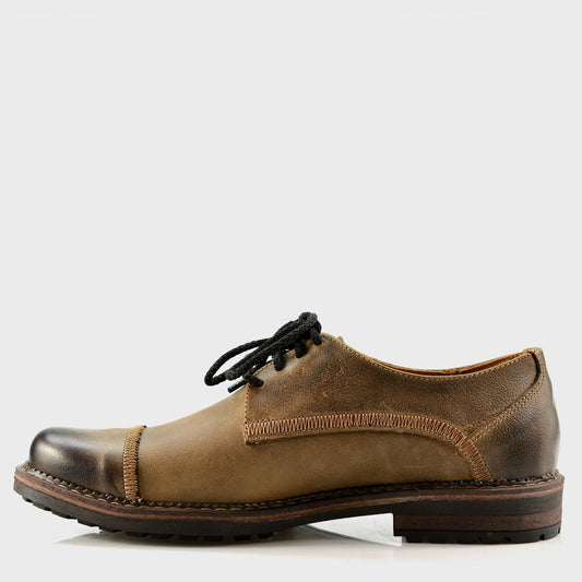 Brązowe skórzane półbuty męskie – Mauro | Jordan Handmade Shoes
