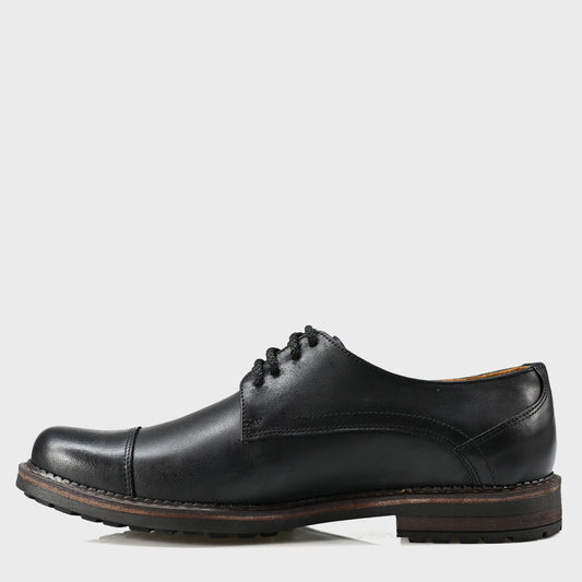 Czarne skórzane półbuty męskie – Dante | Jordan Handmade Shoes