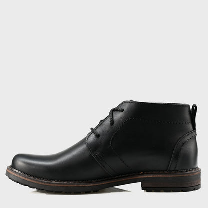 Sztyblety męskie skórzane czarne – Hawk | Jordan Handmade Shoes – zdjęcie 2