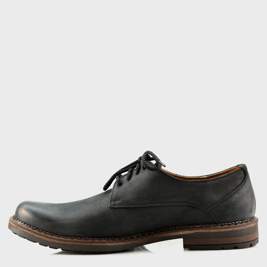 Czarne skórzane półbuty męskie – Aldo | Jordan Handmade Shoes