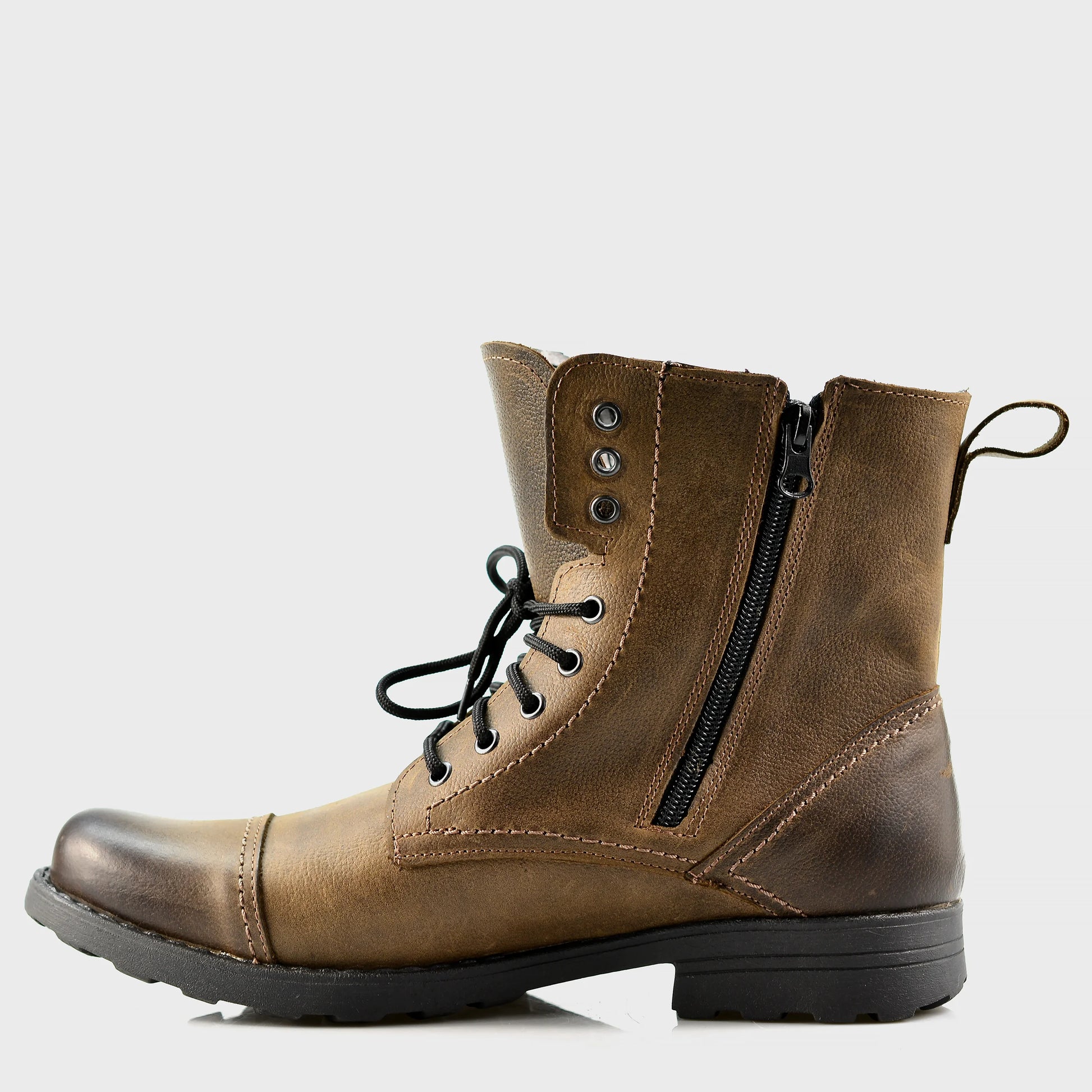 Sztyblety męskie skórzane brązowe – Elegant | Jordan Handmade Shoes – zdjęcie 2