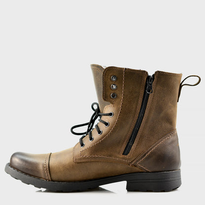 Sztyblety męskie skórzane brązowe – Elegant | Jordan Handmade Shoes – zdjęcie 2