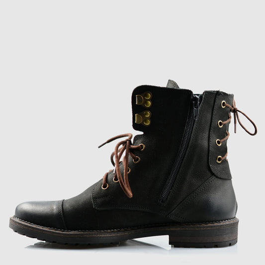 Sztyblety męskie skórzane czarne – Marc | Jordan Handmade Shoes