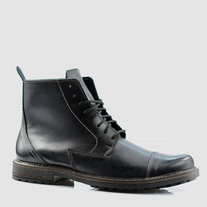 Sztyblety męskie skórzane czarne – Classic | Jordan Handmade Shoes