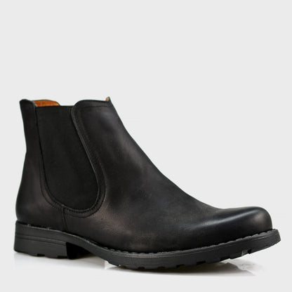 Sztyblety męskie skórzane czarne – York | Jordan Handmade Shoes