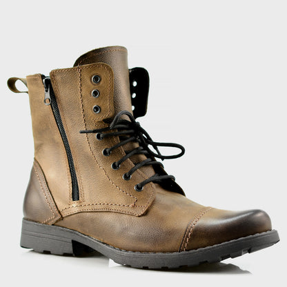 Sztyblety męskie skórzane brązowe – Elegant | Jordan Handmade Shoes – zdjęcie 3