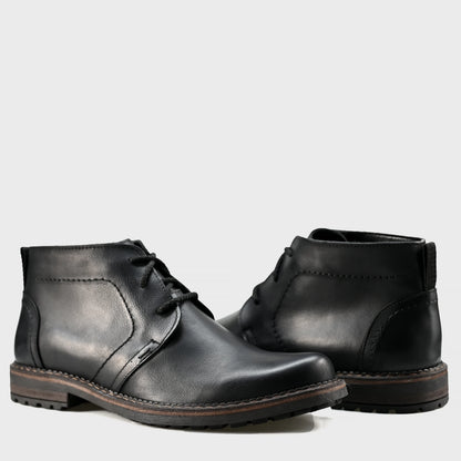 Sztyblety męskie skórzane czarne – Hawk | Jordan Handmade Shoes – zdjęcie 4