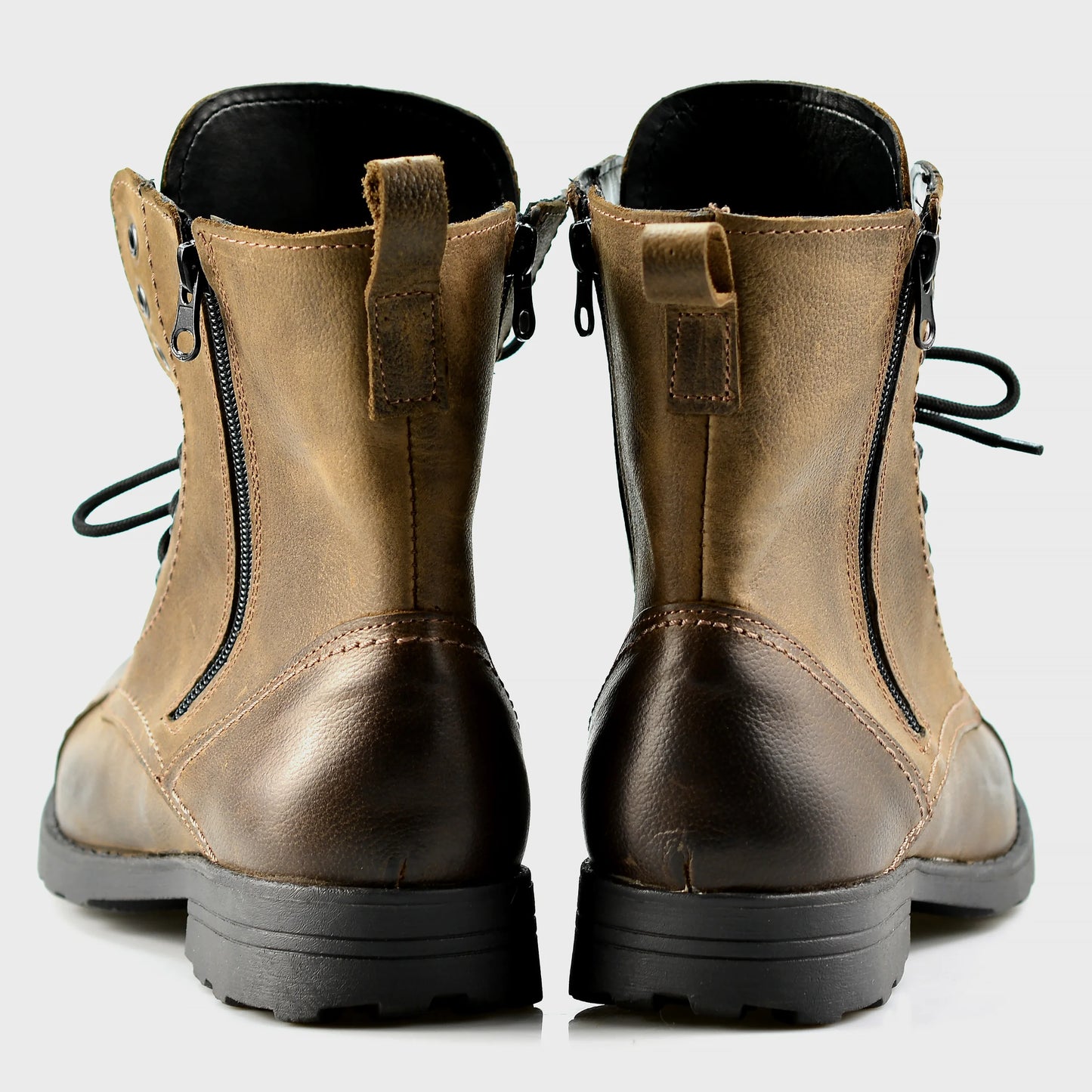 Sztyblety męskie skórzane brązowe – Elegant | Jordan Handmade Shoes – zdjęcie 5