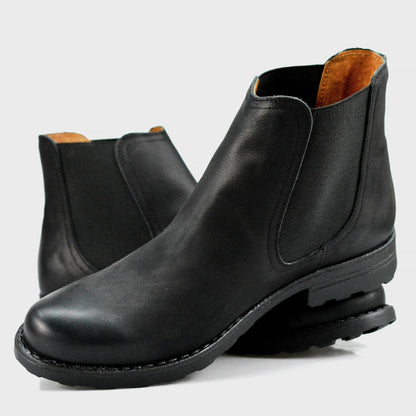 Sztyblety męskie skórzane czarne – York | Jordan Handmade Shoes