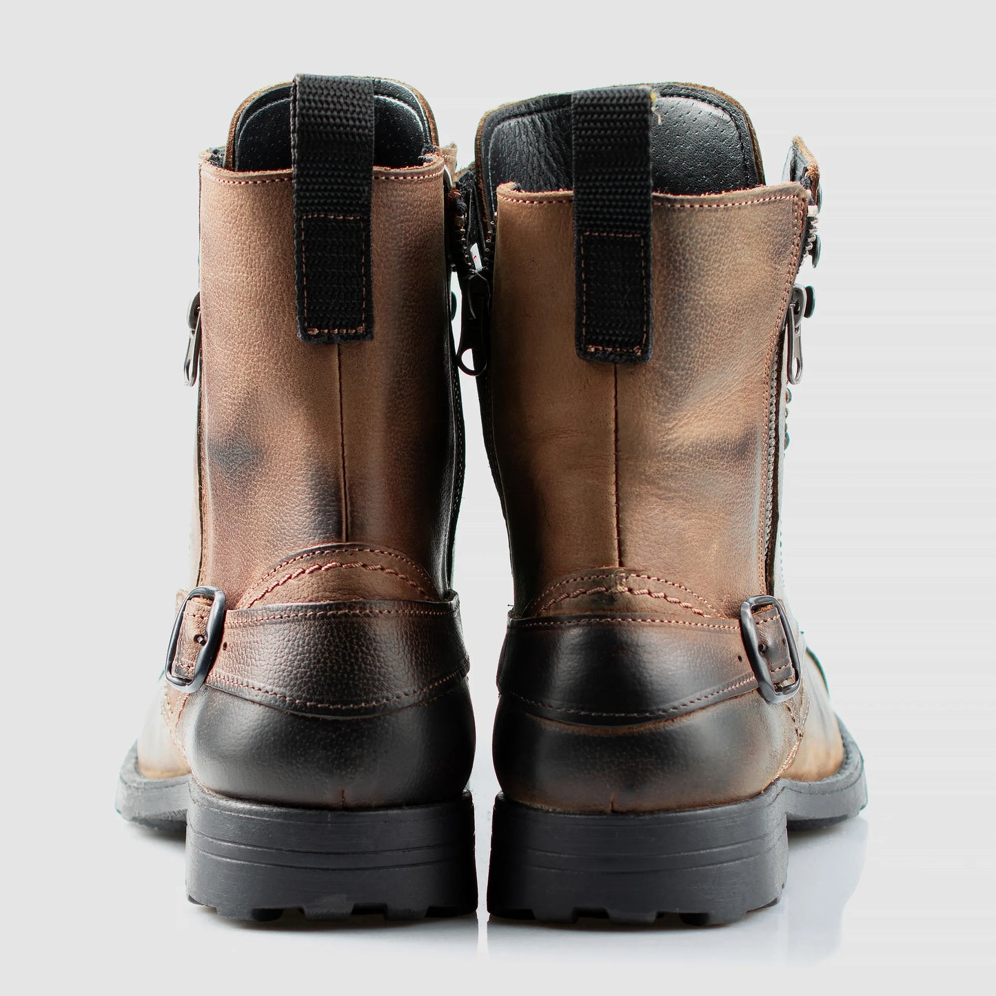 Sztyblety męskie skórzane brązowe – Alex | Jordan Handmade Shoes