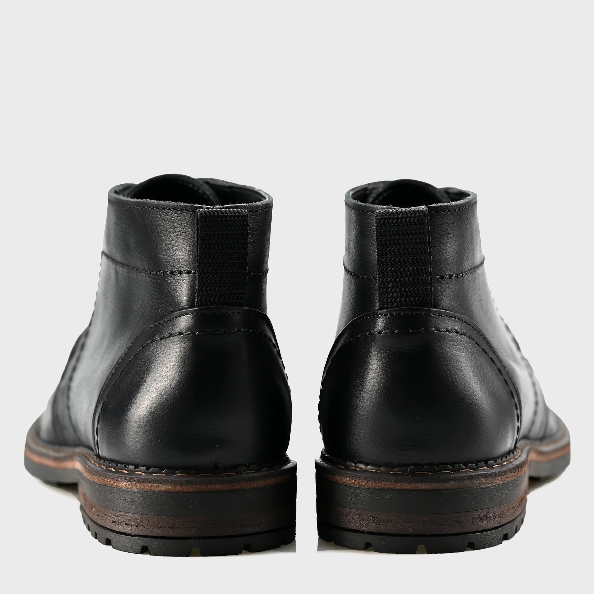 Sztyblety męskie skórzane czarne – Hawk | Jordan Handmade Shoes – zdjęcie 5