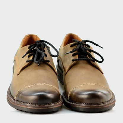 Brązowe skórzane półbuty męskie – Mauro | Jordan Handmade Shoes