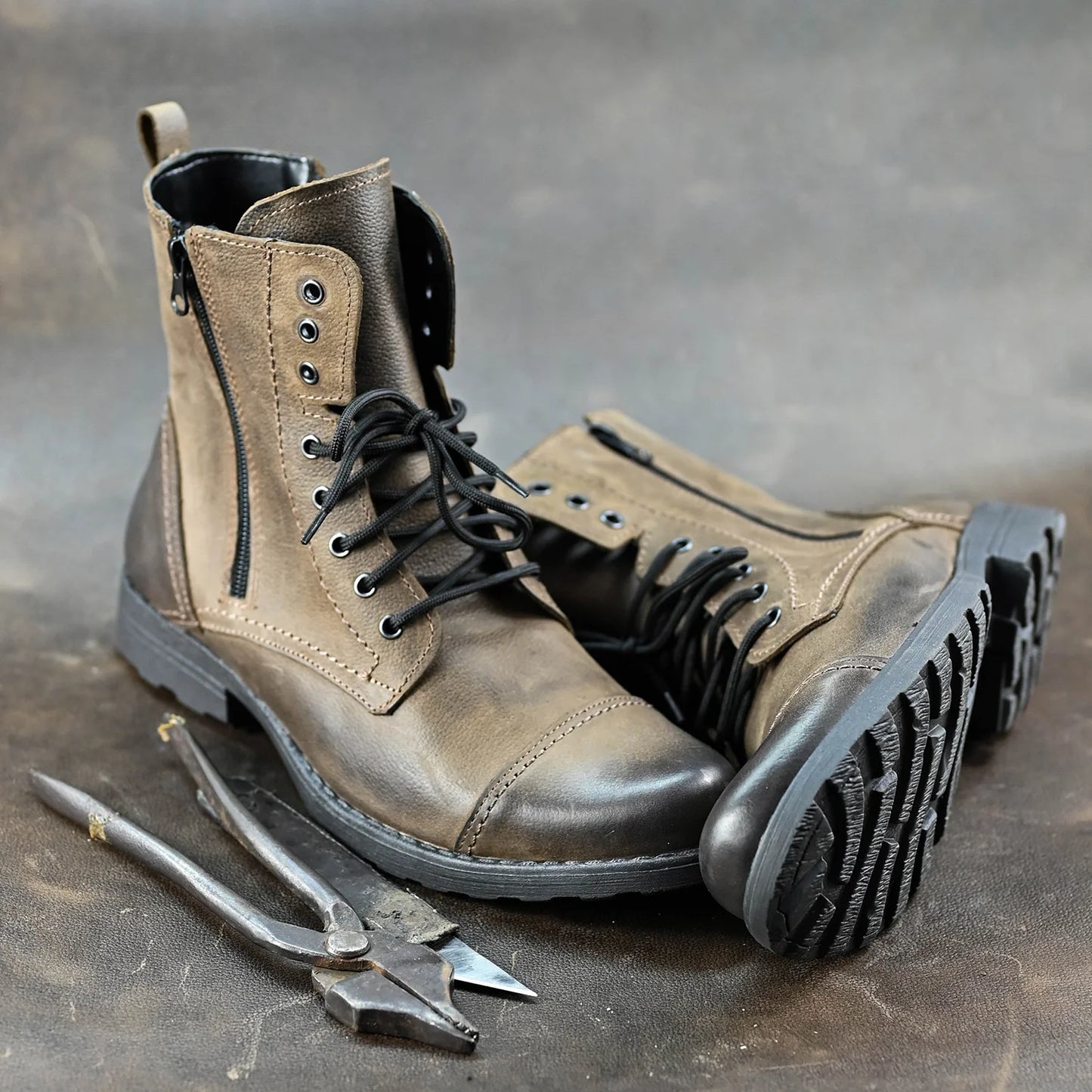Sztyblety męskie skórzane brązowe – Elegant | Jordan Handmade Shoes – zdjęcie 8