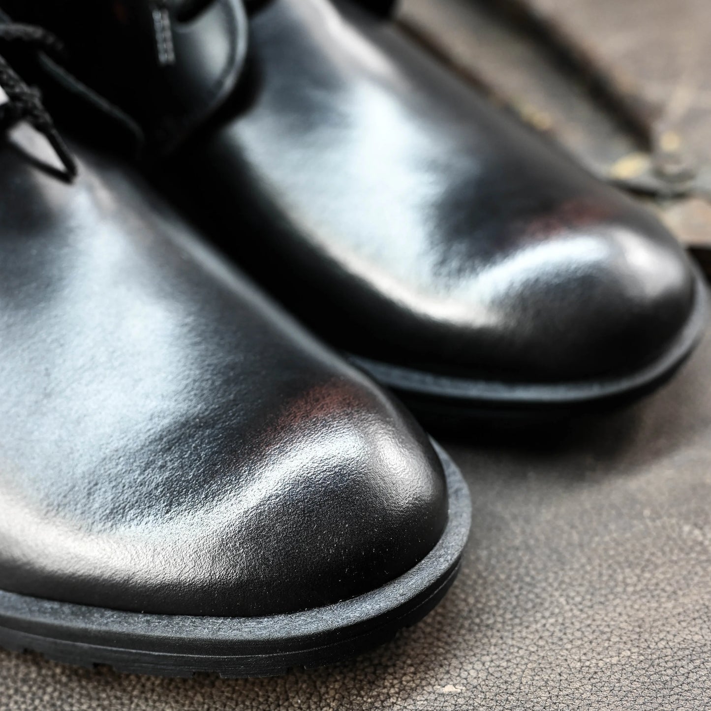 Sztyblety męskie skórzane czarne – Raven | Jordan Handmade Shoes