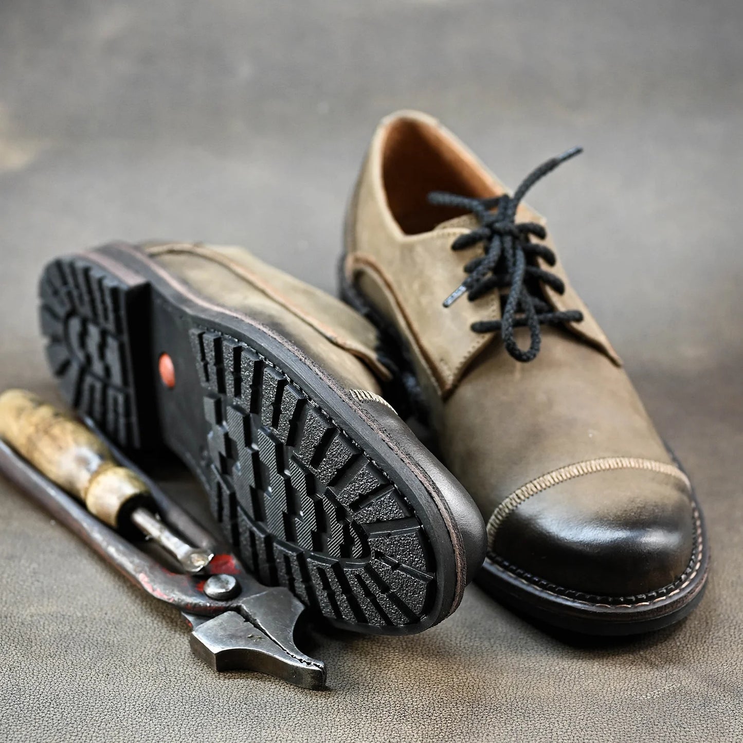 Brązowe skórzane półbuty męskie – Mauro | Jordan Handmade Shoes