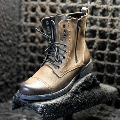 Sztyblety męskie skórzane brązowe – Elegant | Jordan Handmade Shoes – zdjęcie 9