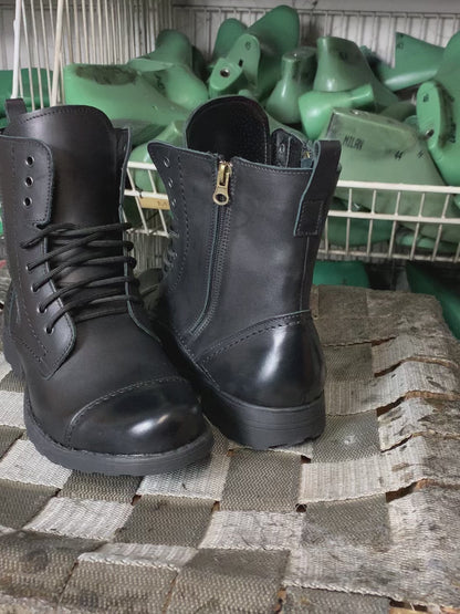 Sztyblety męskie skórzane czarne – Elegant | Jordan Handmade Shoes