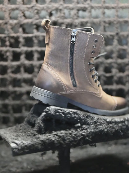 Sztyblety męskie skórzane brązowe – Elegant | Jordan Handmade Shoes